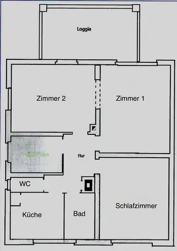 3 Zimmer Wohnung mit 96 m² in Frankfurt am Main – Bild 2