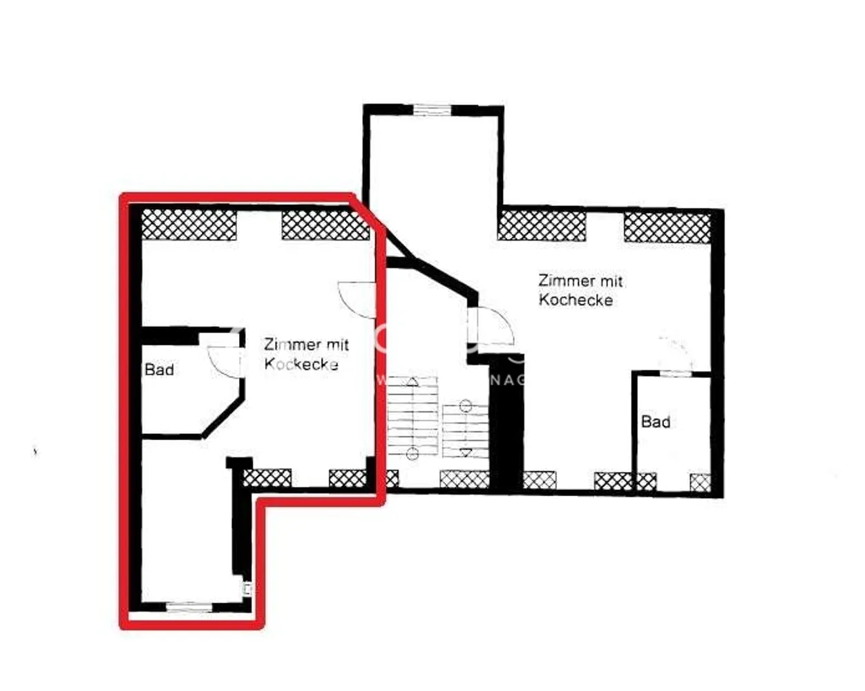 2 Zimmer Wohnung mit 34 m² in Halle (Saale) – Bild 7