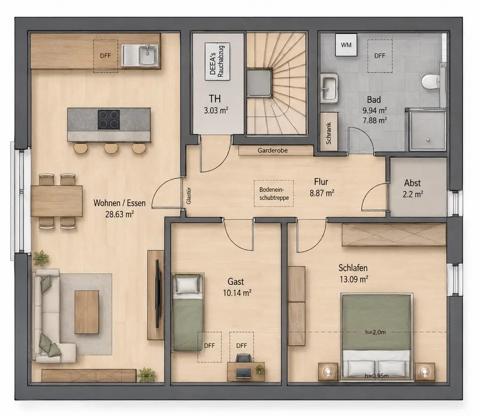 3 Zimmer Wohnung mit 73 m² in Bremerhaven – Bild 5