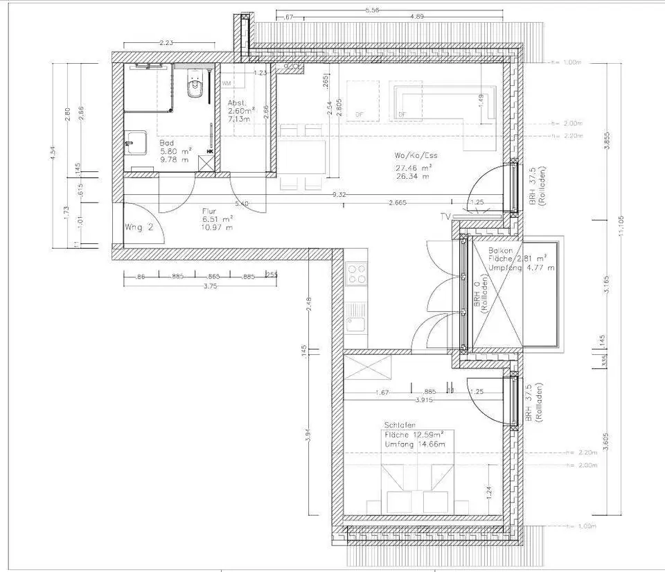 2 Zimmer Wohnung mit 56 m² in Vechta – Bild 5
