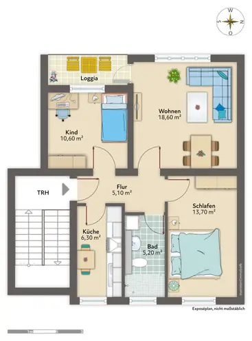 3 Zimmer Wohnung mit 61 m² in Bremen – Bild 8