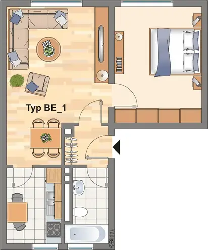 2 Zimmer Wohnung mit 48 m² in Gelsenkirchen – Bild 2