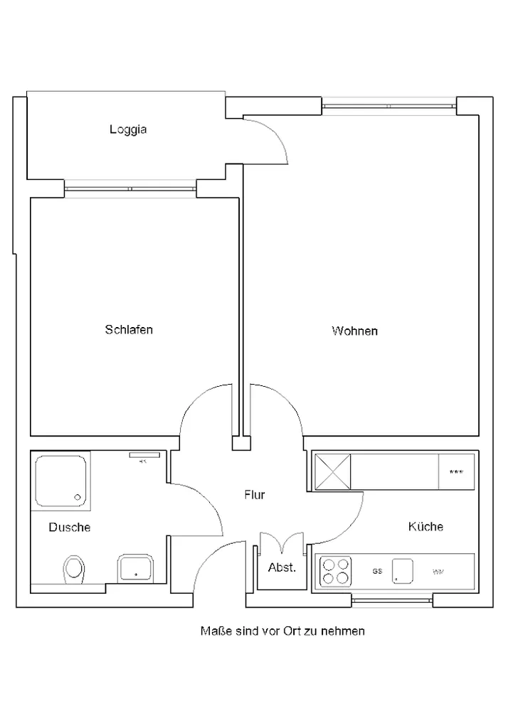2 Zimmer Wohnung mit 54 m² in Braunschweig – Bild 6