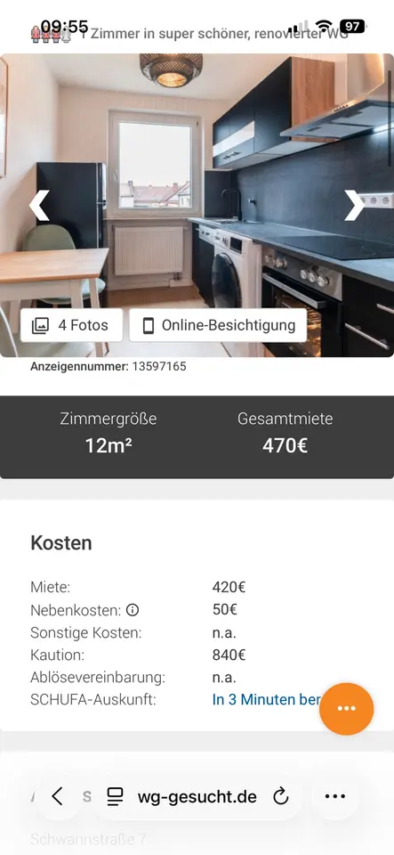 WG-Zimmer mit 78 m² in Nürnberg – Bild 10
