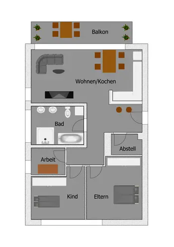 4 Zimmer Wohnung mit 97 m² in Dresden – Bild 2