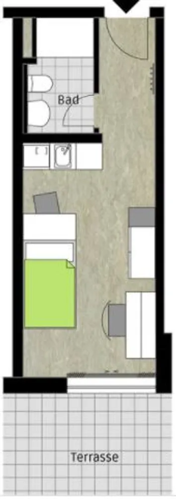 1 Zimmer Wohnung mit 27 m² in Aalen – Bild 4