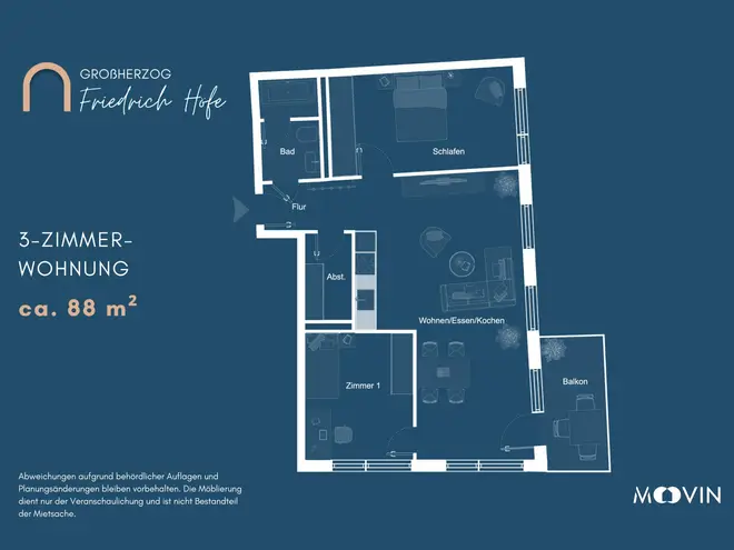 3 Zimmer Wohnung mit 88 m² in Saarbrücken – Bild 11