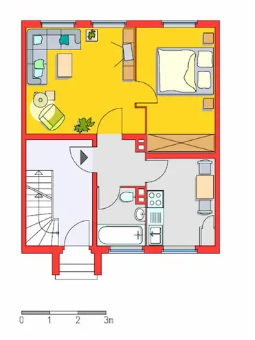 2 Zimmer Wohnung mit 38 m² in Lübeck – Bild 6