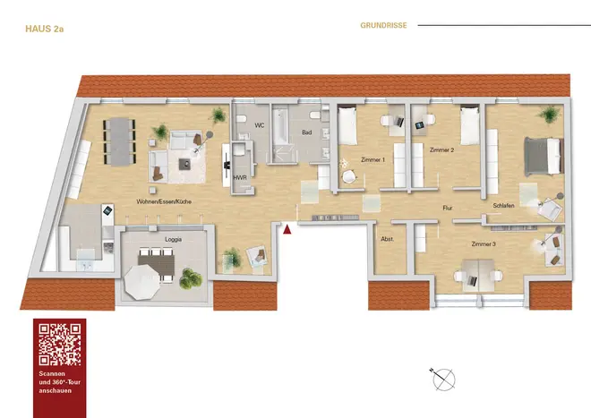 5 Zimmer Wohnung mit 188 m² in Karlsruhe – Bild 2