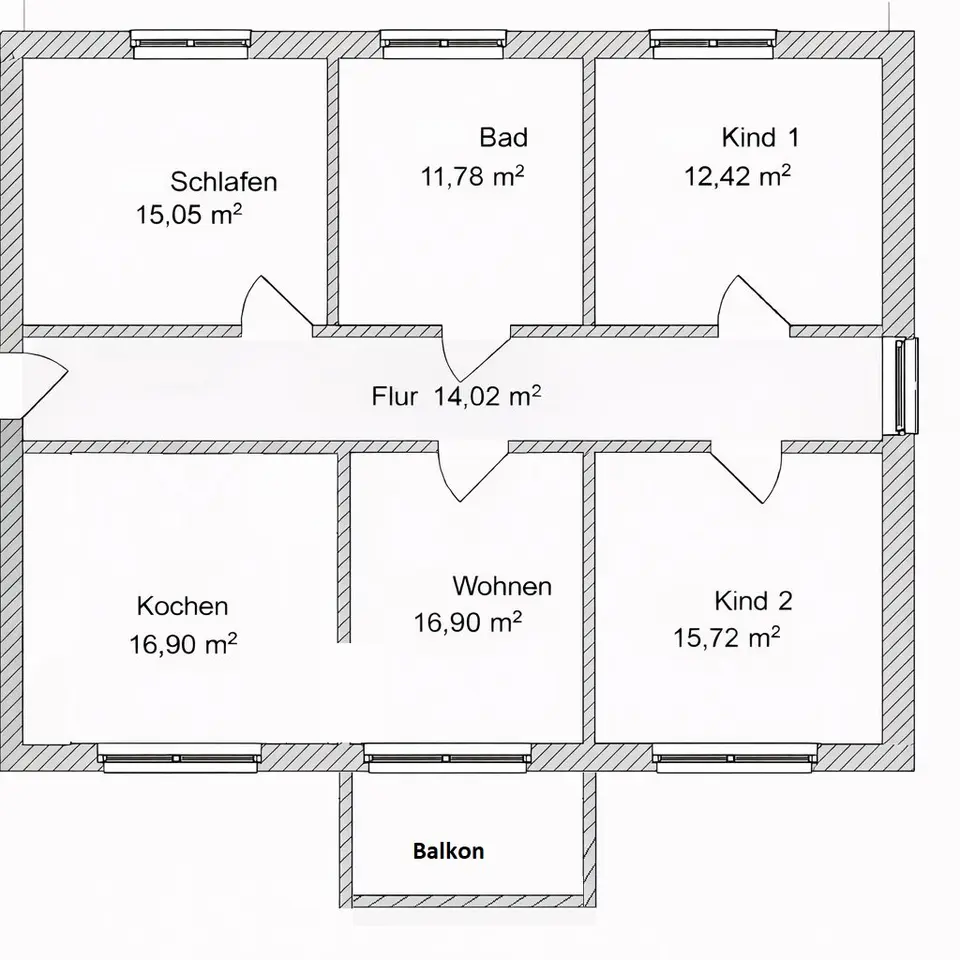 4 Zimmer Wohnung mit 101 m² in Detmold – Bild 7