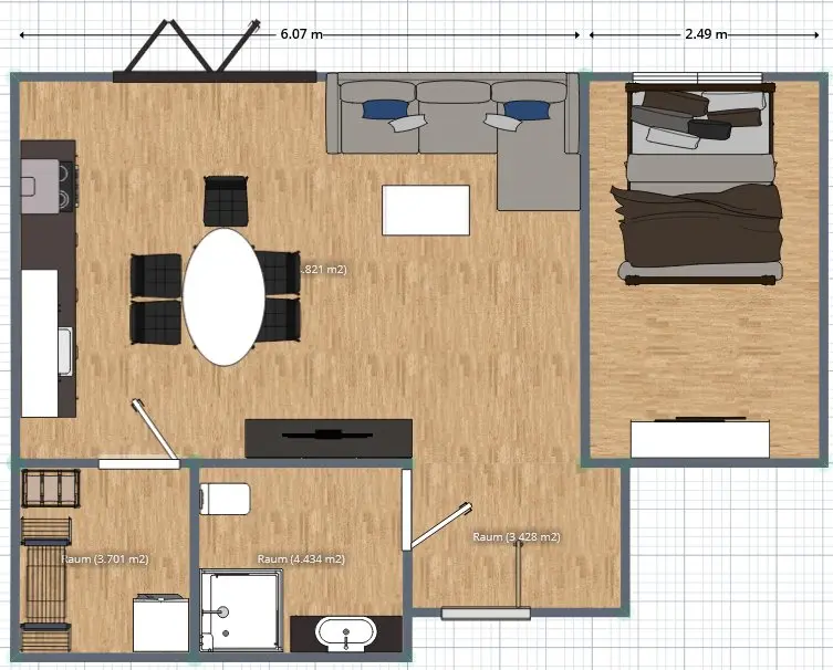 3 Zimmer Wohnung mit 56 m² in Kleve – Bild 10