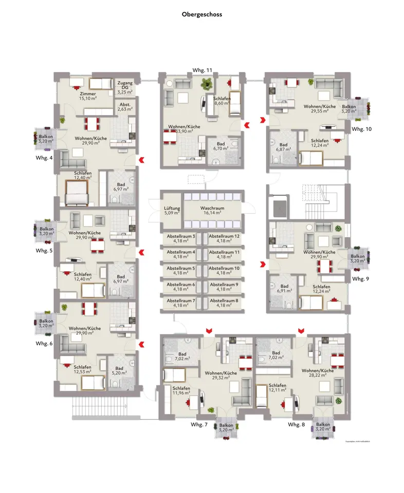 2 Zimmer Wohnung mit 52 m² in Ahaus – Bild 8