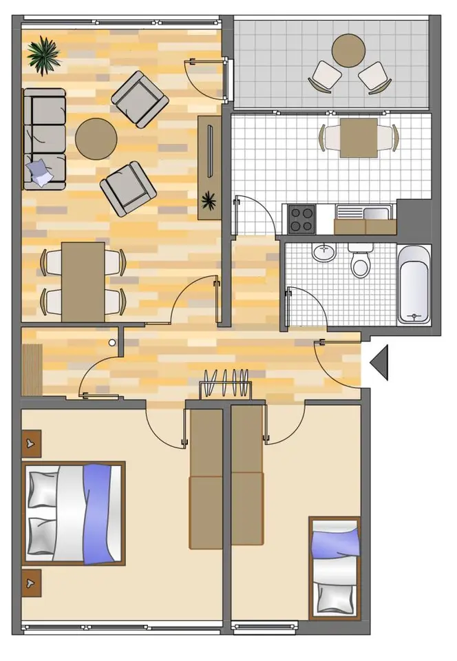 3 Zimmer Wohnung mit 75 m² in Recklinghausen – Bild 3