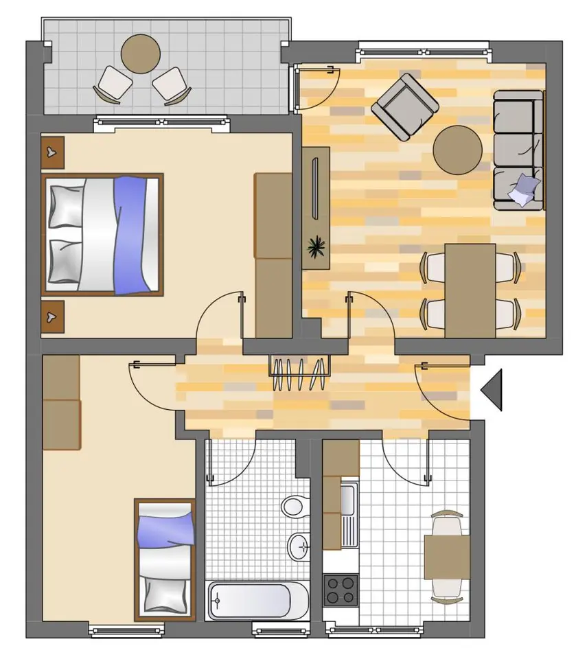 3 Zimmer Wohnung mit 75 m² in Recklinghausen – Bild 4