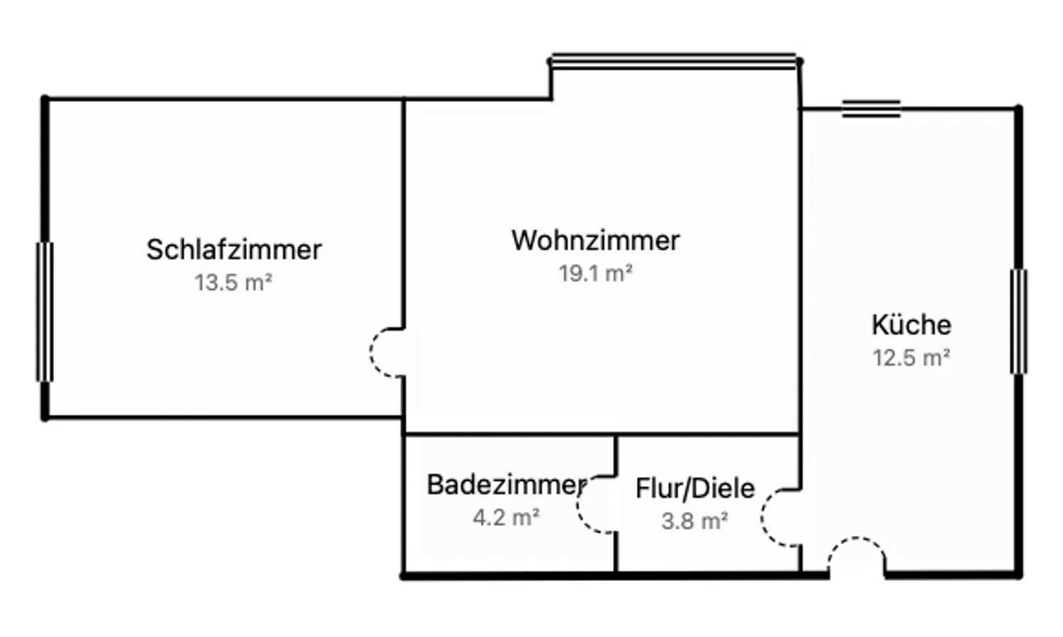 2 Zimmer Wohnung mit 53 m² in Bochum – Bild 2