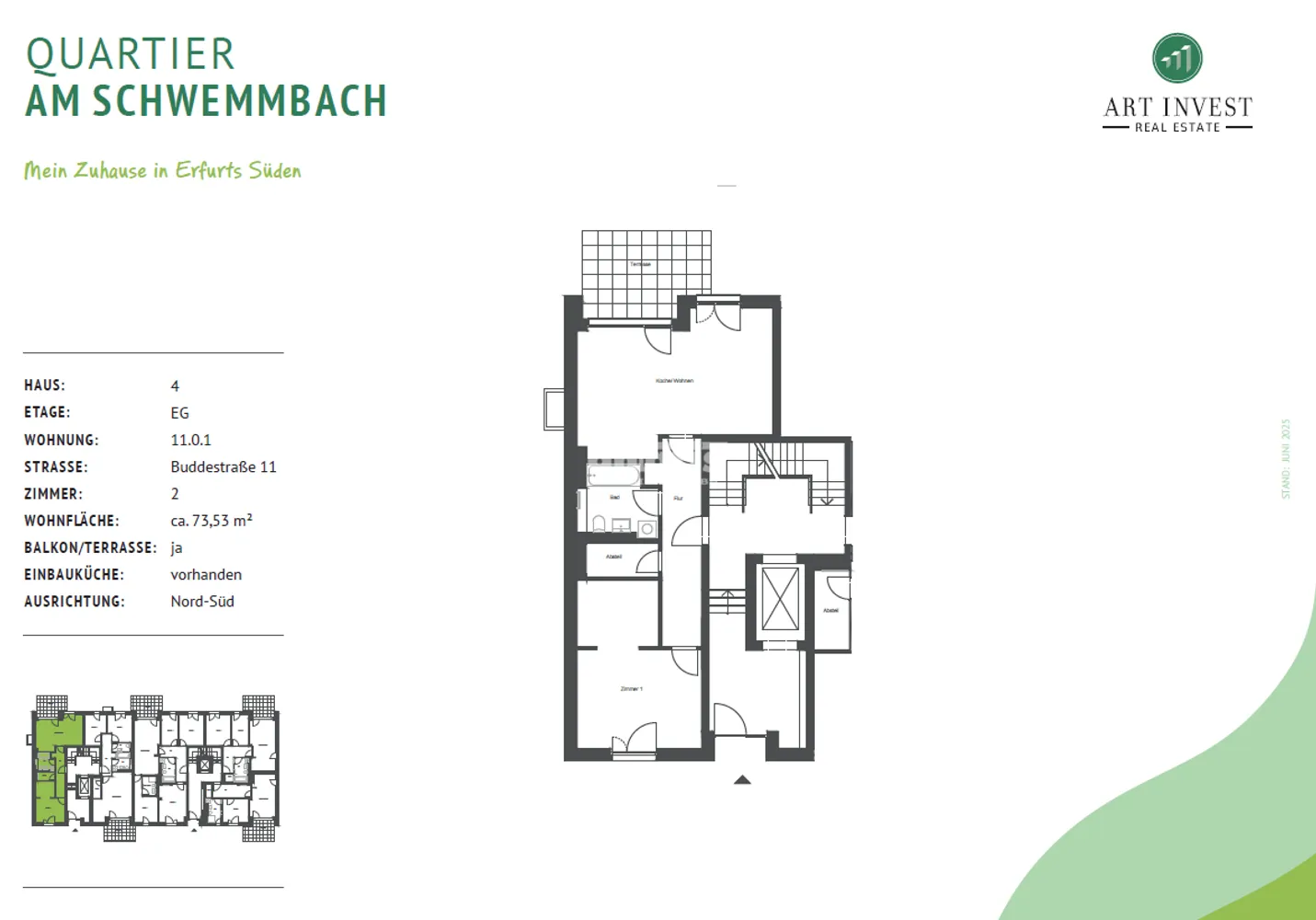 2 Zimmer Wohnung mit 74 m² in Erfurt – Bild 9