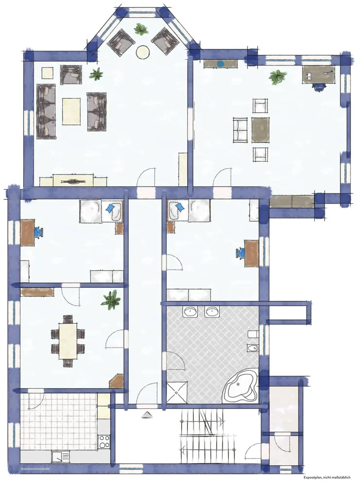 5 Zimmer Wohnung mit 173 m² in Wuppertal – Bild 12