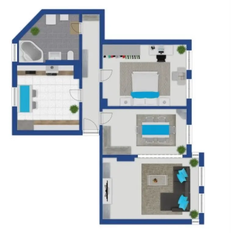 2 Zimmer Wohnung mit 82 m² in Magdeburg – Bild 7