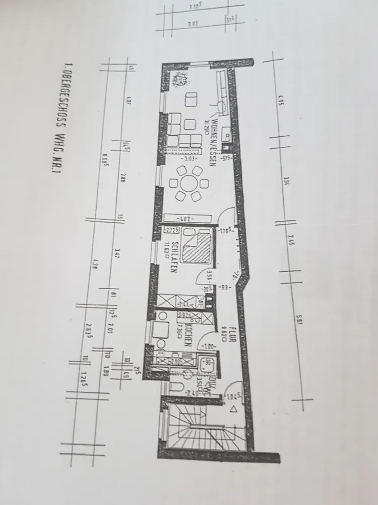 3 Zimmer Wohnung mit 63 m² in Heidelberg – Bild 2