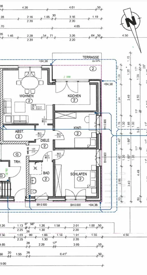 3 Zimmer Wohnung mit 88 m² in Hamm – Bild 5