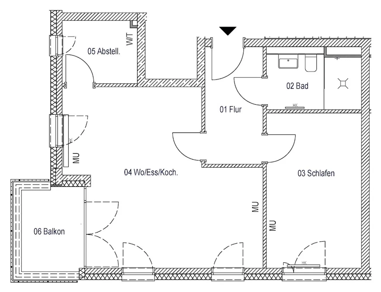 2 Zimmer Wohnung mit 59 m² in Würzburg – Bild 5