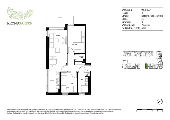 3 Zimmer Wohnung mit 78 m² in Hannover – Bild 9