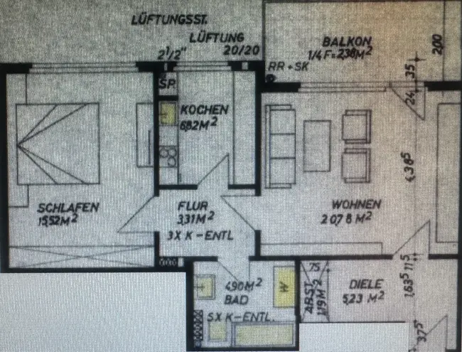 2 Zimmer Wohnung mit 62 m² in Herne – Bild 9
