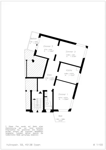 3 Zimmer Wohnung mit 95 m² in Essen – Bild 9