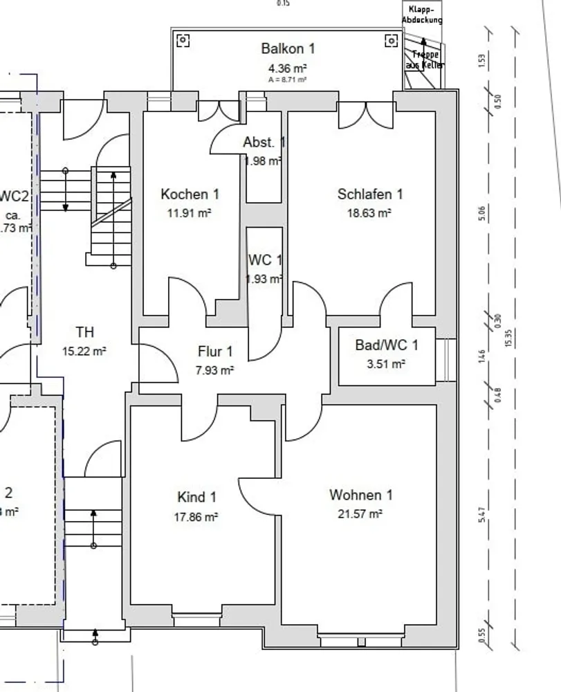 3 Zimmer Wohnung mit 90 m² in Karlsruhe – Bild 5