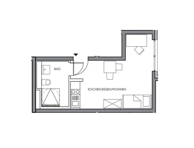 1 Zimmer Wohnung mit 29 m² in Aachen – Bild 6