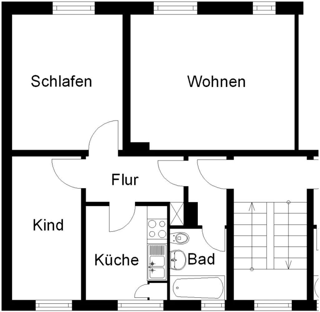 3 Zimmer Wohnung mit 61 m² in Osnabrück – Bild 7