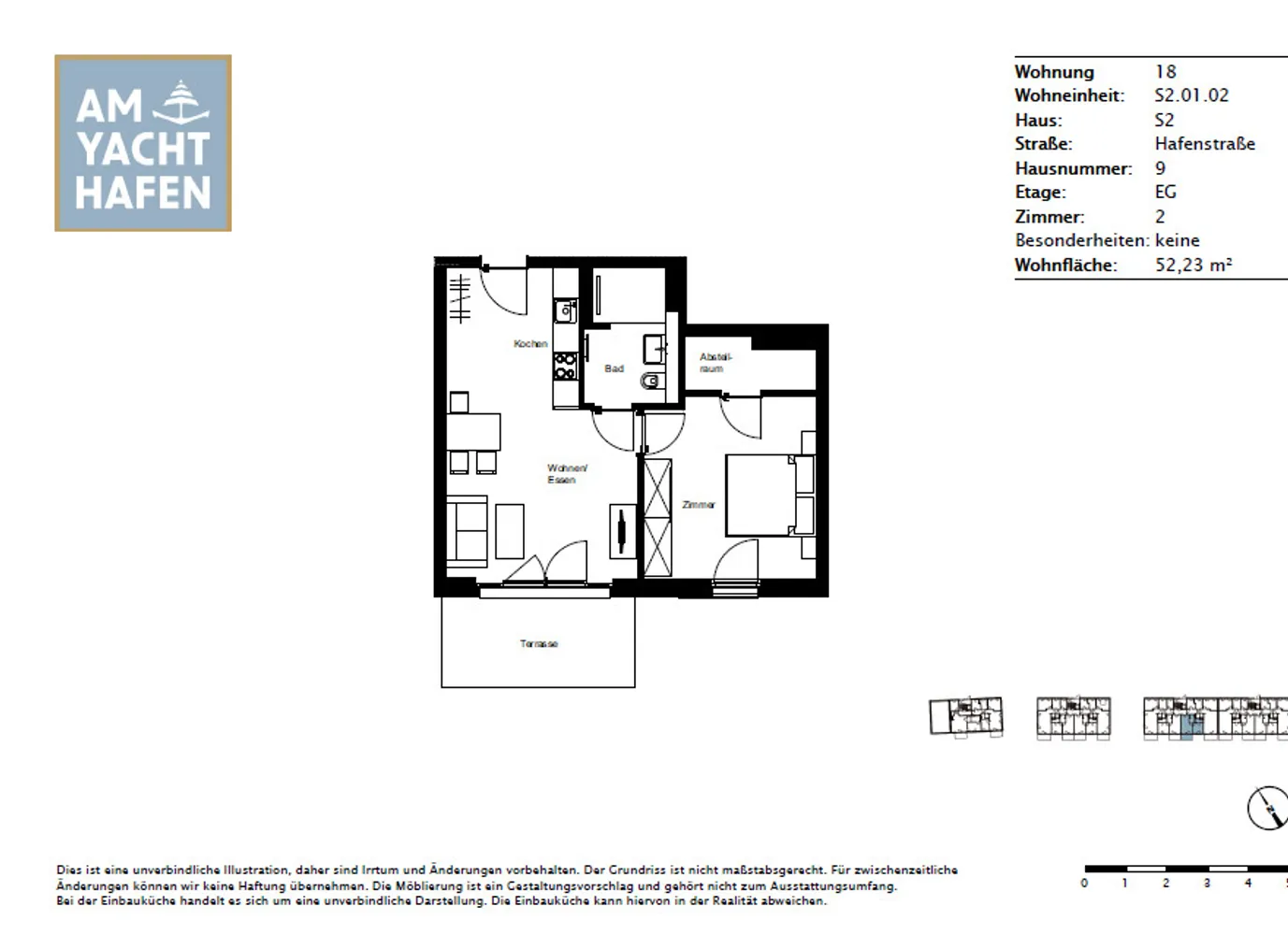 2 Zimmer Wohnung mit 52 m² in Celle – Bild 6