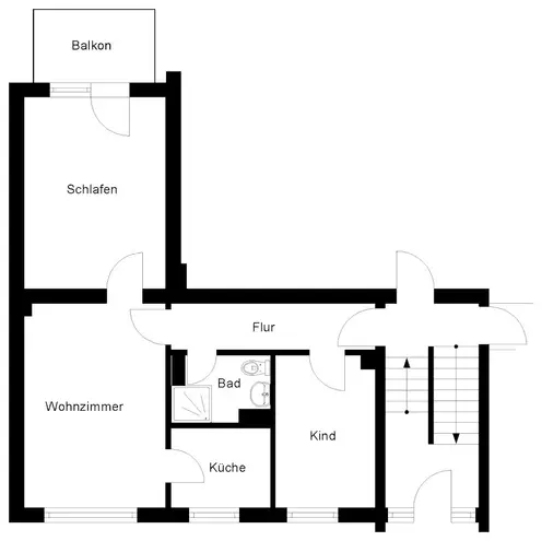 3 Zimmer Wohnung mit 56 m² in Wuppertal – Bild 5