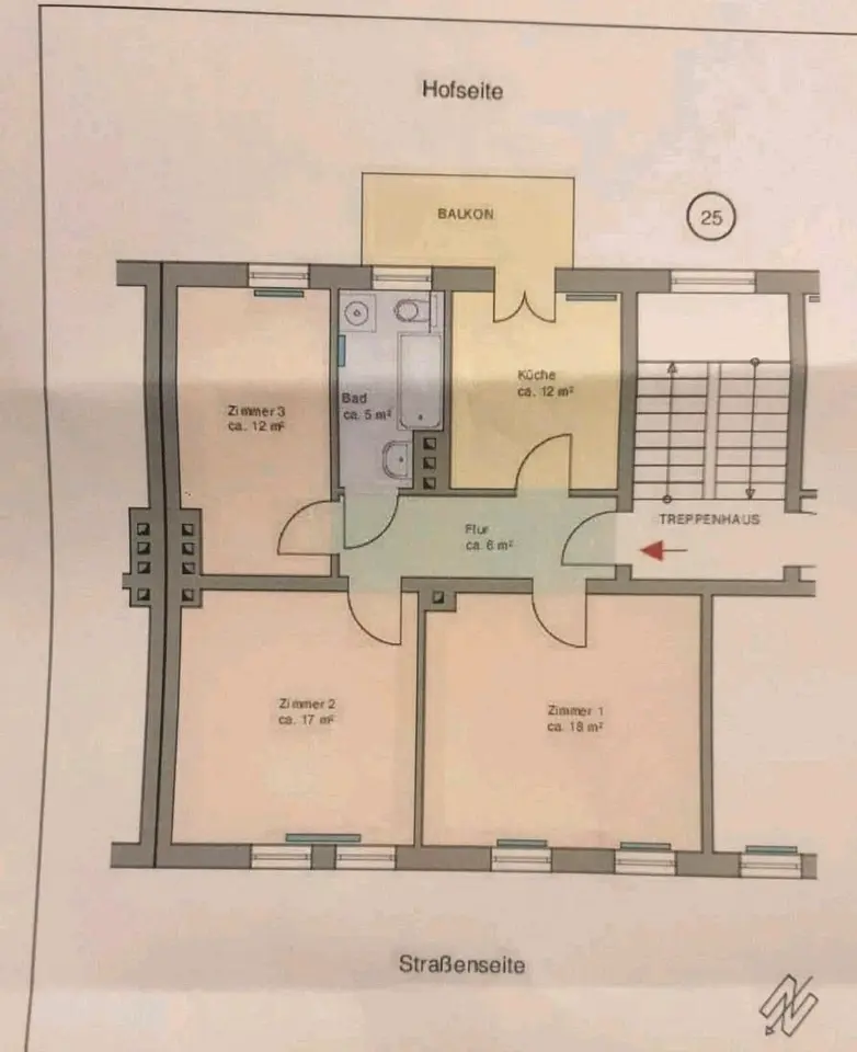 3 Zimmer Wohnung mit 60 m² in Frankfurt (Oder) – Bild 5