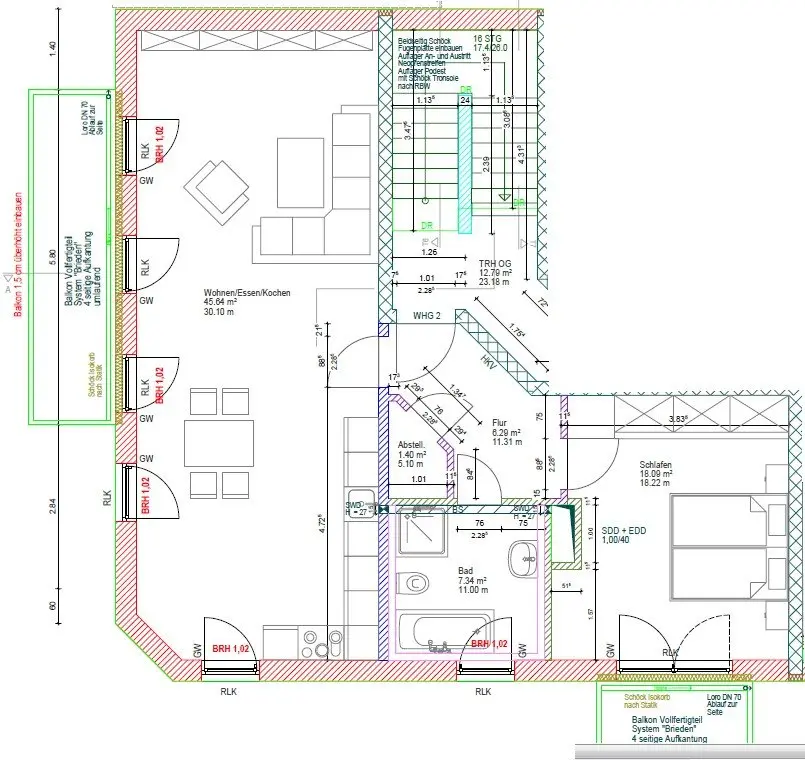 2 Zimmer Wohnung mit 54 m² in Rosenheim – Bild 4