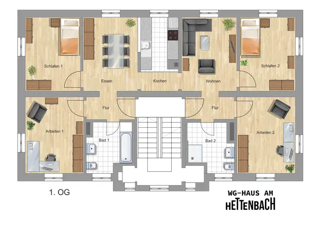 6 Zimmer Wohnung mit 103 m² in Augsburg – Bild 6