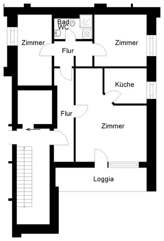 3 Zimmer Wohnung mit 77 m² in Osnabrück – Bild 2