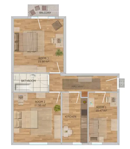 WG-Zimmer mit 10 m² in München – Bild 1