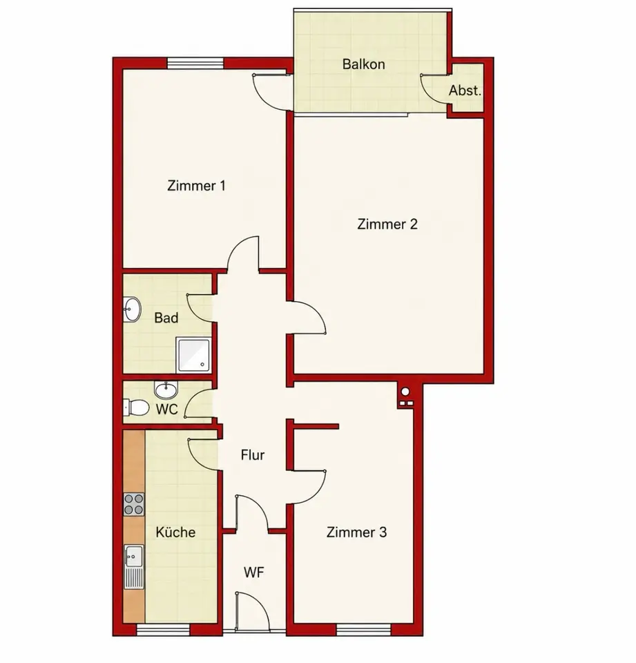 WG-Zimmer mit 23 m² in Neu-Ulm – Bild 10