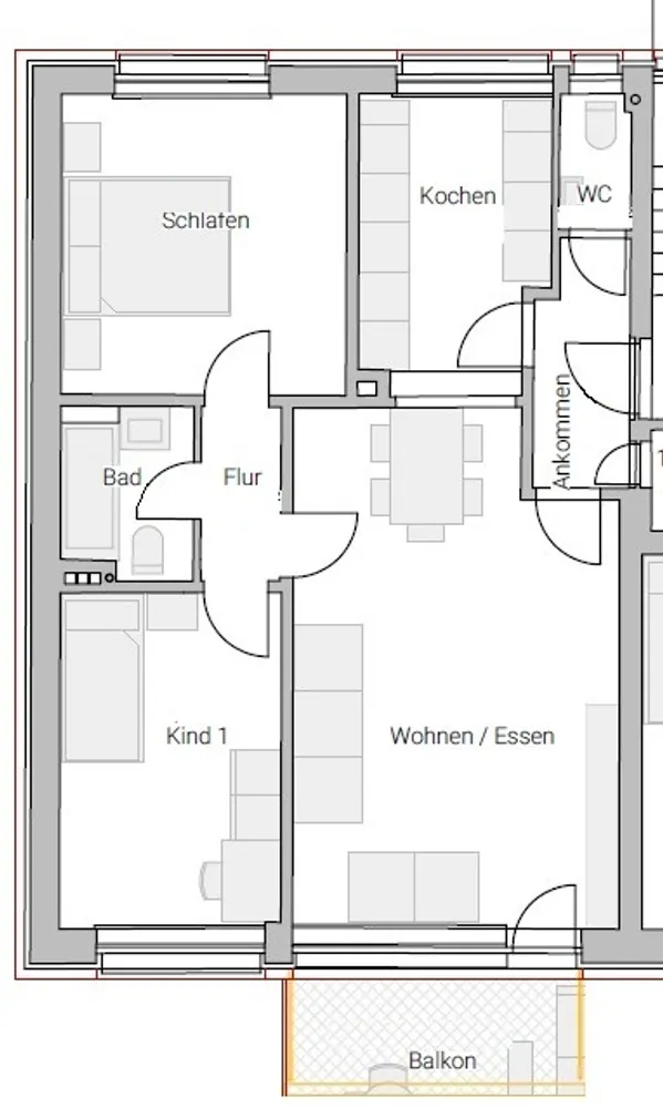 3 Zimmer Wohnung mit 70 m² in Bamberg – Bild 9