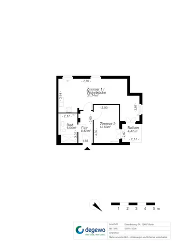 2 Zimmer Wohnung mit 59 m² in Berlin – Bild 7