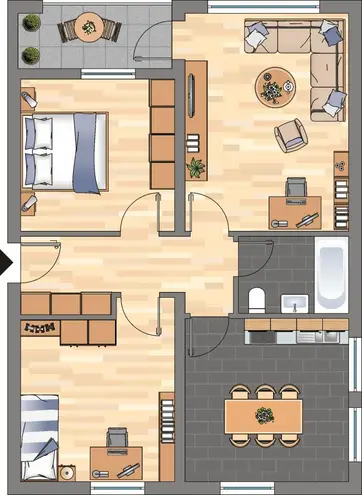 3 Zimmer Wohnung mit 72 m² in Oldenburg – Bild 9