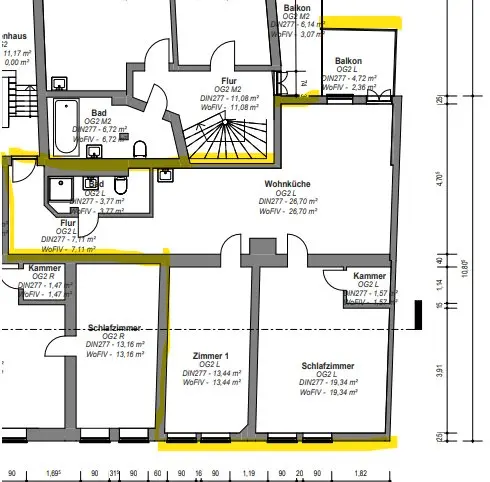3 Zimmer Wohnung mit 79 m² in Sangerhausen – Bild 7