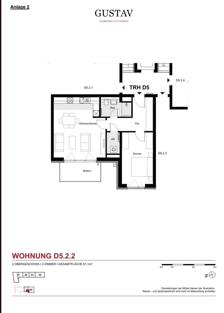 2 Zimmer Wohnung mit 61 m² in Hamburg – Bild 10