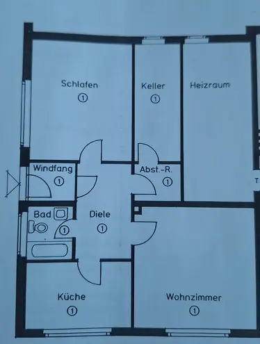 2 Zimmer Wohnung mit 70 m² in Hagen – Bild 2
