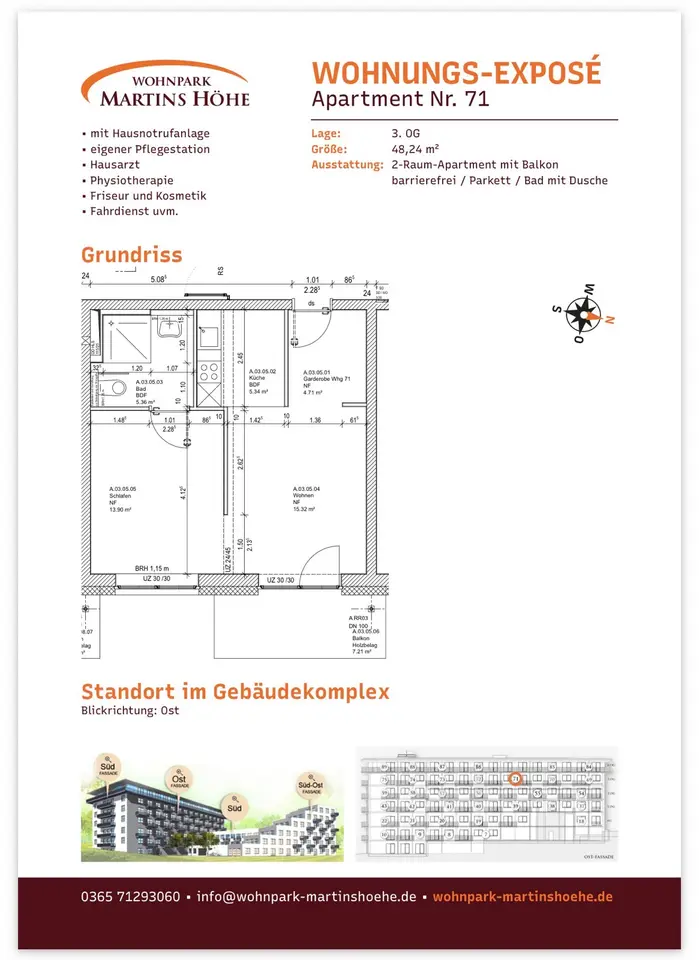 2 Zimmer Wohnung mit 48 m² in Gera – Bild 5