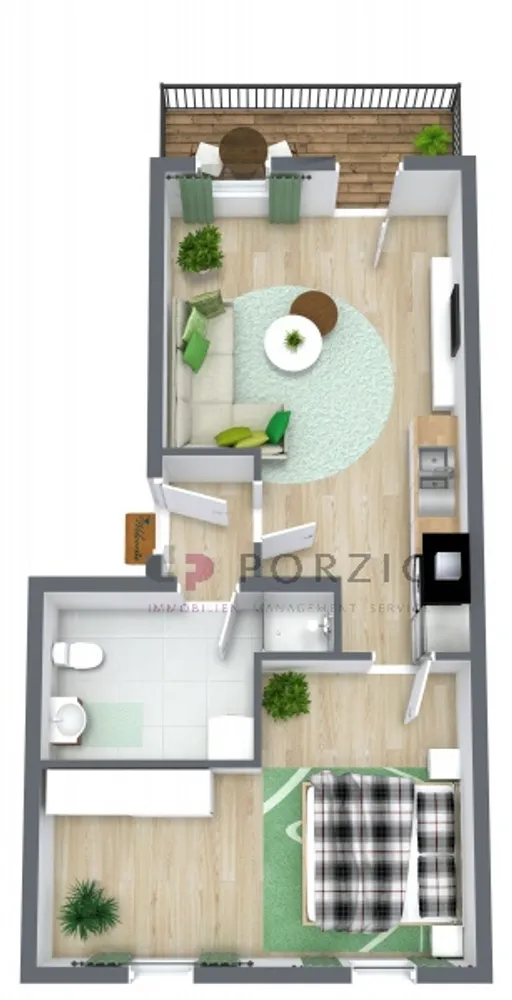2 Zimmer Wohnung mit 48 m² in Stralsund – Bild 10
