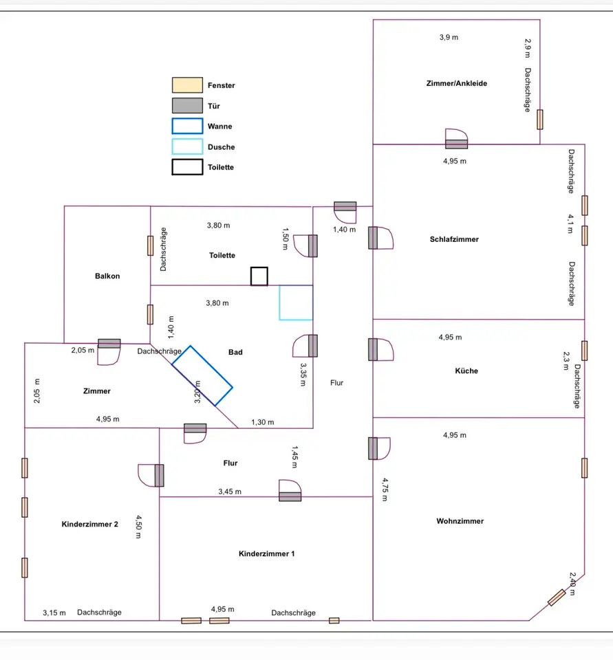 5 Zimmer Wohnung mit 109 m² in Freiberg – Bild 5