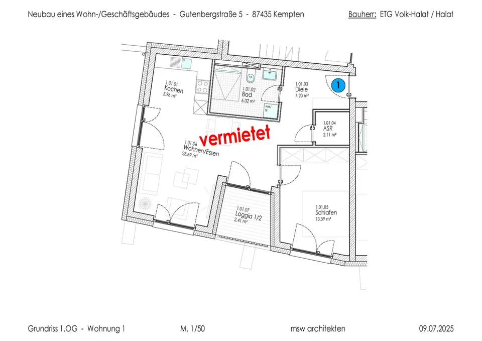 2 Zimmer Wohnung mit 63 m² in Kempten – Bild 7