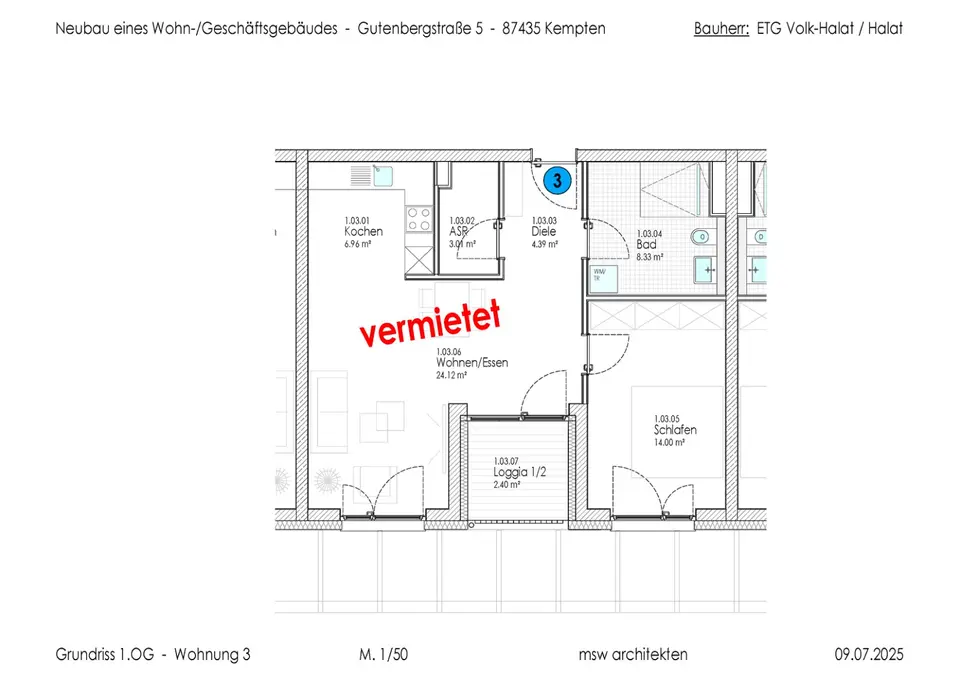 2 Zimmer Wohnung mit 63 m² in Kempten – Bild 9